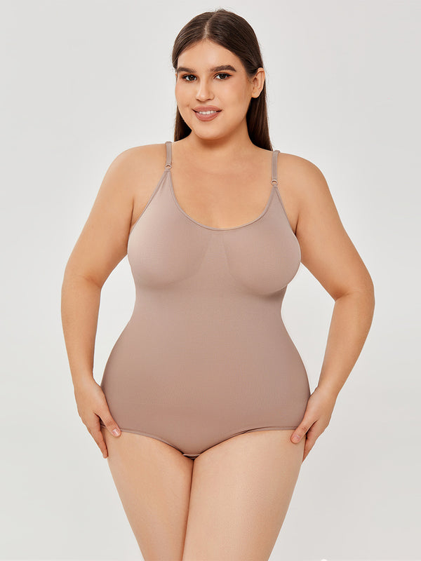 ElanGlow Shapewear for Women Tummy Control Full Bust Body Shaper Bodysuit