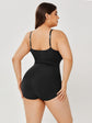 ElanGlow Shapewear for Women Tummy Control Full Bust Body Shaper Bodysuit