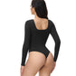 ELANGLOW Seamless Bodysuit Shapewear Nude Bodysuit Training Clothes