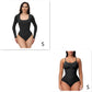 ELANGLOW Seamless Bodysuit Shapewear Nude Bodysuit Training Clothes