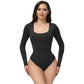 ELANGLOW Seamless Bodysuit Shapewear Nude Bodysuit Training Clothes
