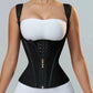Retro Zipper Breasted Shapewear Top