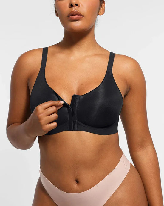 ELANGLOW™ Cream Touch™ Wireless Front-Hook Back Smooth Bra