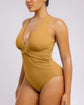 ELANGLOW™ Ribbed Cutout-Front Shaping Swimsuit
