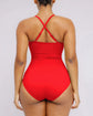 ElanGlow™ U-Ring Cut Out Shaping Swimsuit